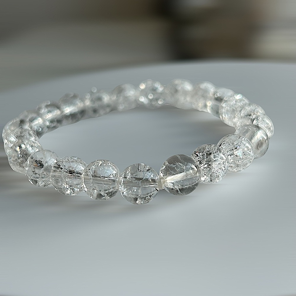 SOLD- Crackled Quartz Bracelet